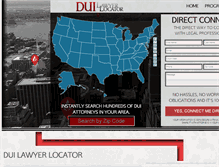 Tablet Screenshot of duilawyerlocator.com